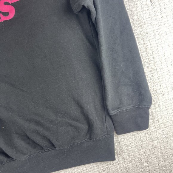 Netflix Stranger Things Fade Girls Graphic Sweatshirt Crewneck Black Size Med - Picture 15 of 16